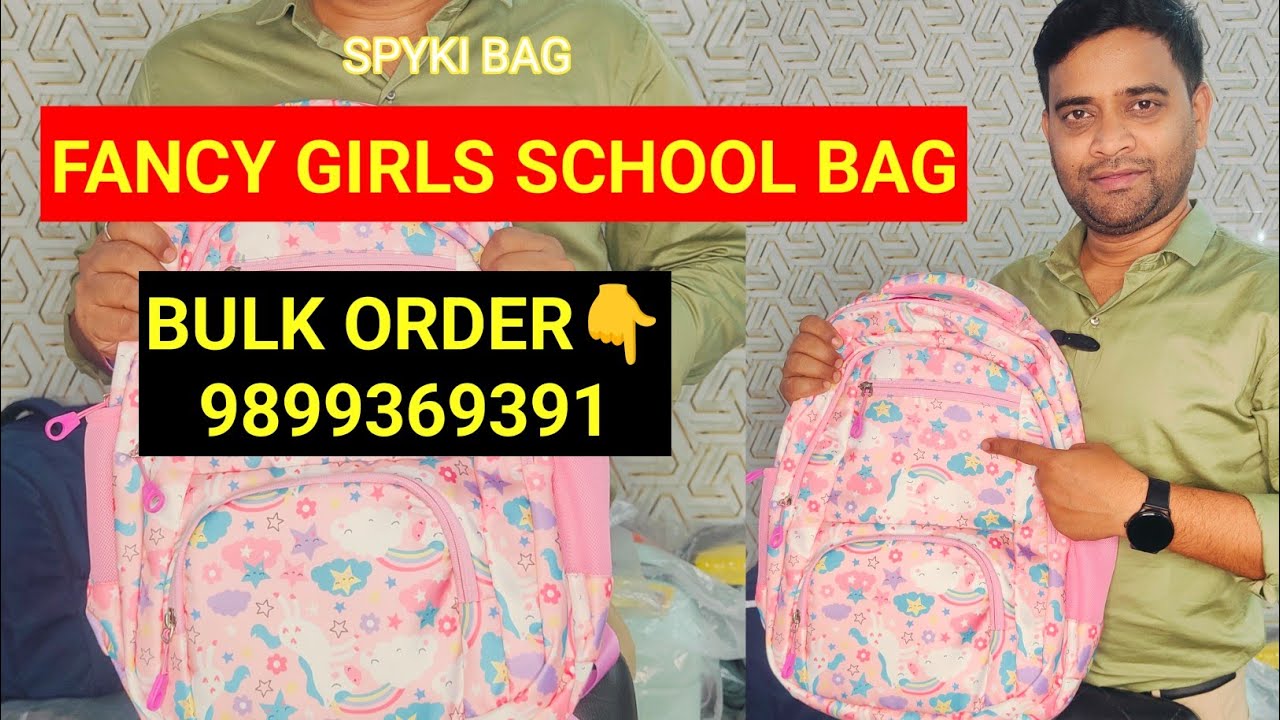 Spyki Bag - Fancy Premium Quality Girls School Bag Manufacturer Delhi