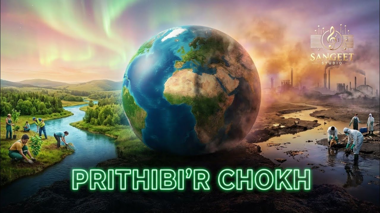 Prithibi’r Chokh | Bengali Futuristic Motivational Song | Environmental Awareness + Rap