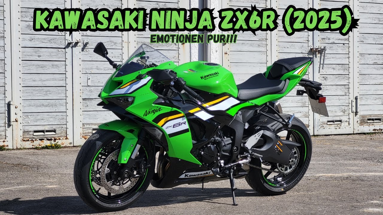 Kawasaki Ninja ZX6R 2025 | Probefahrt | Emotionen pur