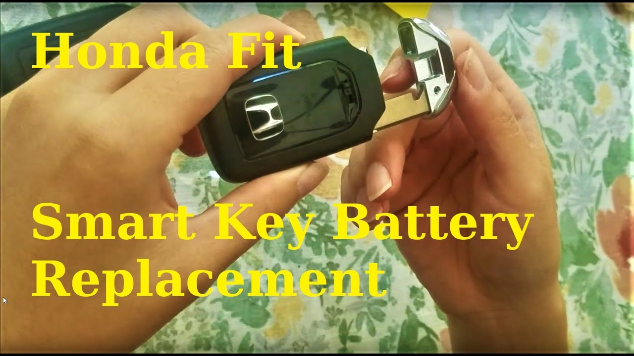 Замена батареи смарт-ключа Honda Fit
