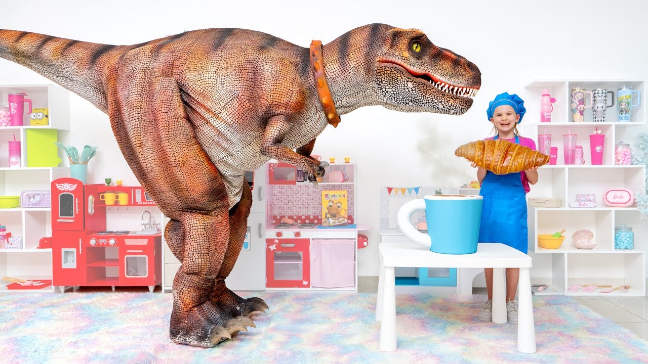 Моя игрушка-динозавр ожила! 🦖✨ | Отправляйся в приключение с динозаврами!