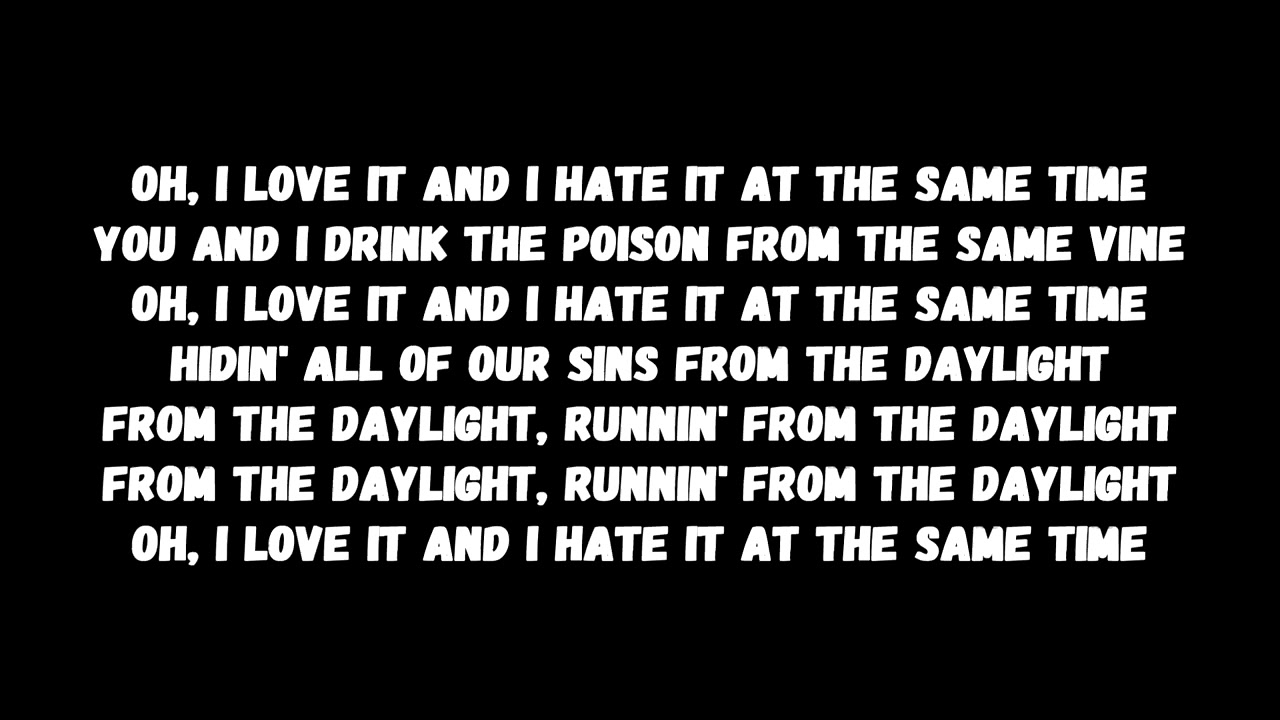 David Kushner - Daylight (Lyrics)