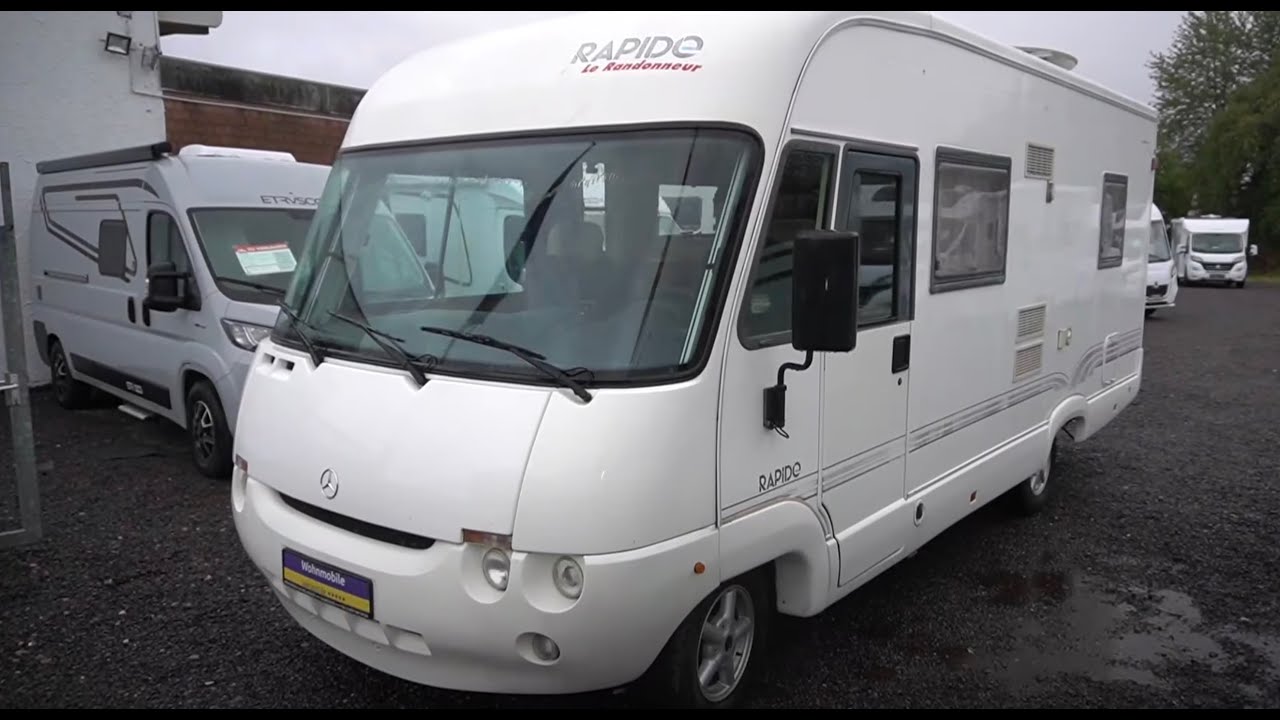 Rapido Wohnmobil Mercedes Sprinter. So gut ist er erhalten nach fast 20 Jahren aus 1. Hand.