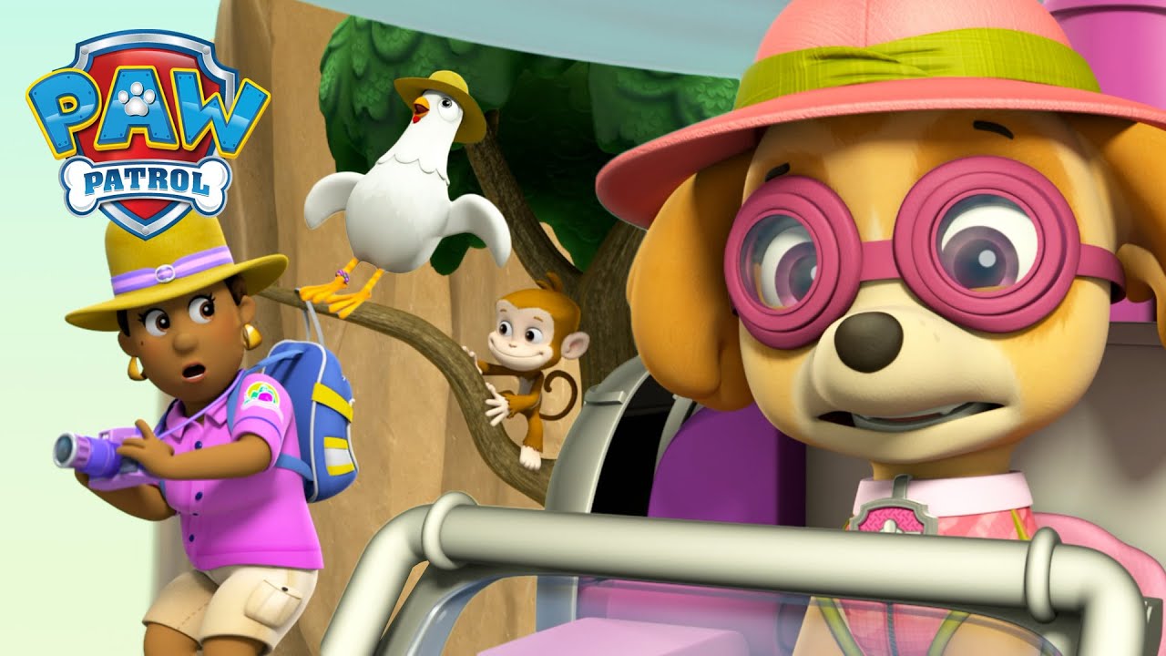天天在山上救了咕咕雞和古威市長！- PAW Patrol 汪汪隊立大功 - 兒童卡通