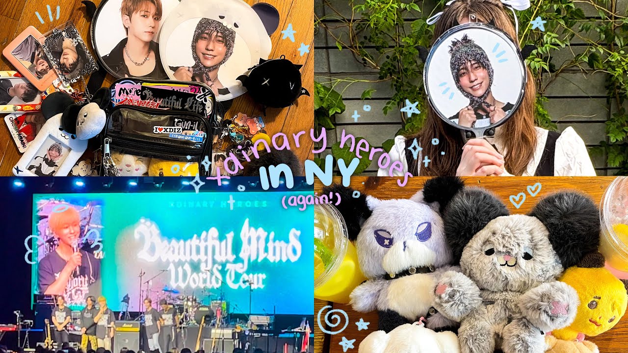 xdinary heroes in ny vlog ˖ ݁♬⋆.˚𝄞. beautiful mind world tour