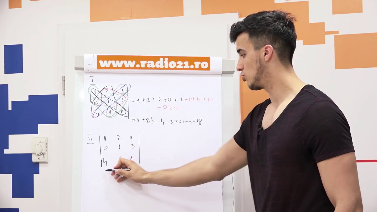 Cum se calculeaza determinantul de ordinul 3 ? |  Matei Teodorescu