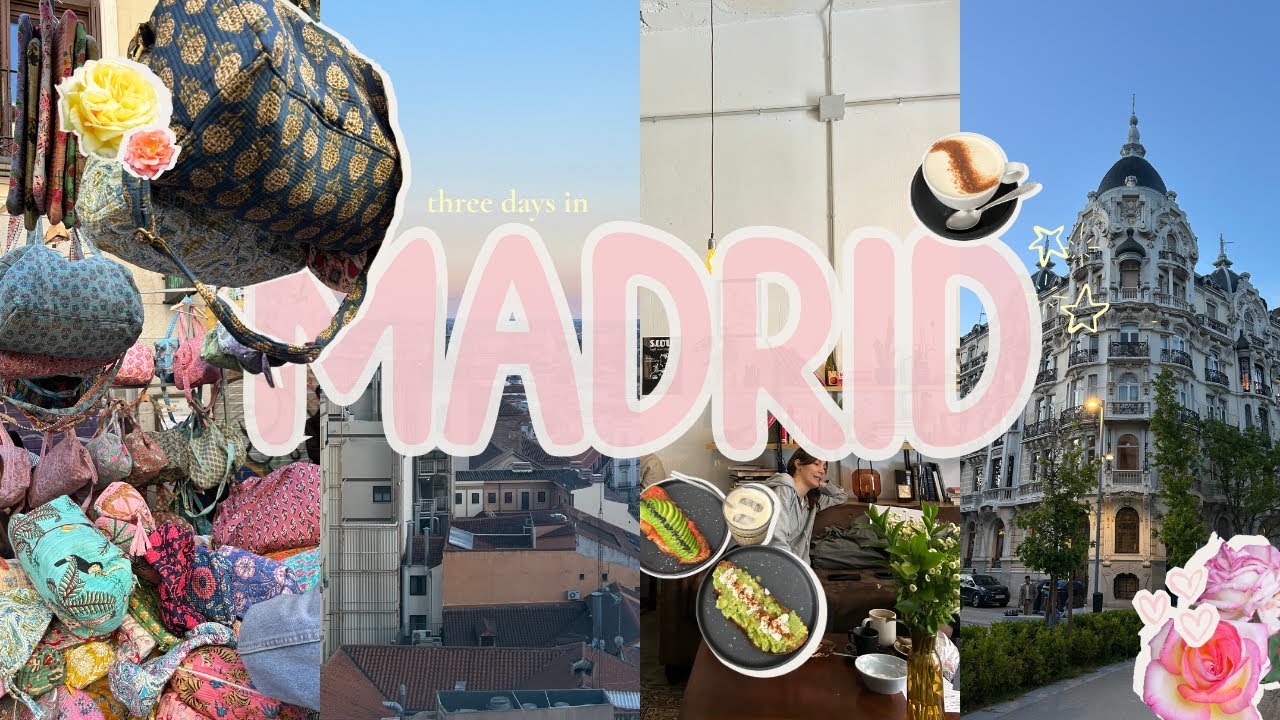 spain diaries | three days in madrid! thrifting, sightseeing and chats about solo travel