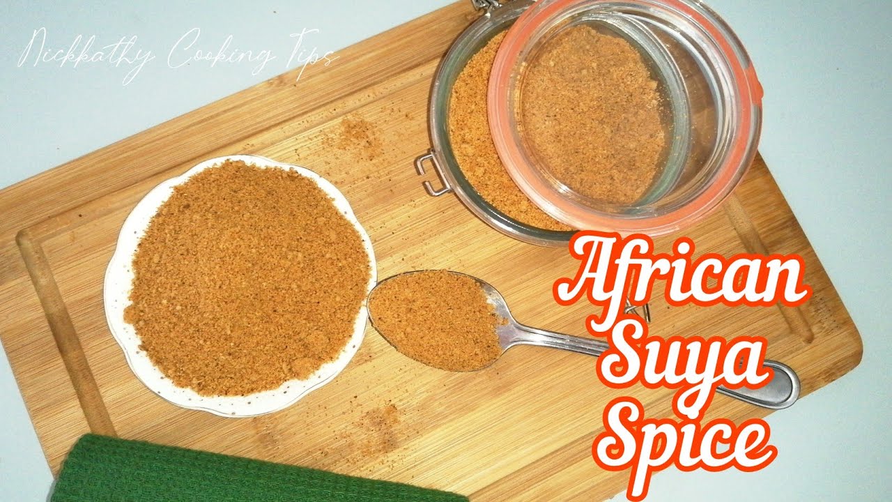 HOW TO MAKE Perfect Homemade SUYA SPICE Using  PEANUT BUTTER POWDER / YAJI SPICE / khebab powder
