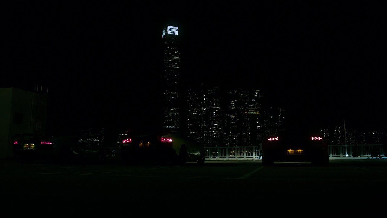 Night Drive in Hong Kong  ( Lamborghini, Audi, McLaren, Ferrari) | 4K
