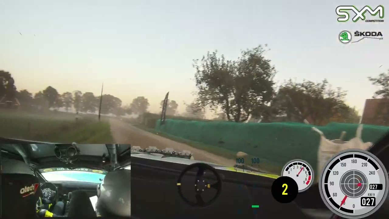 ADB Rallysport Daarle 1 Hellendoornrally 2024 onboard Skoda Fabia RS