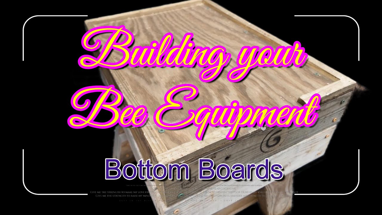 Heavy Duty Bottom Boards with 2X4 Lumber, Building your own bee equipment