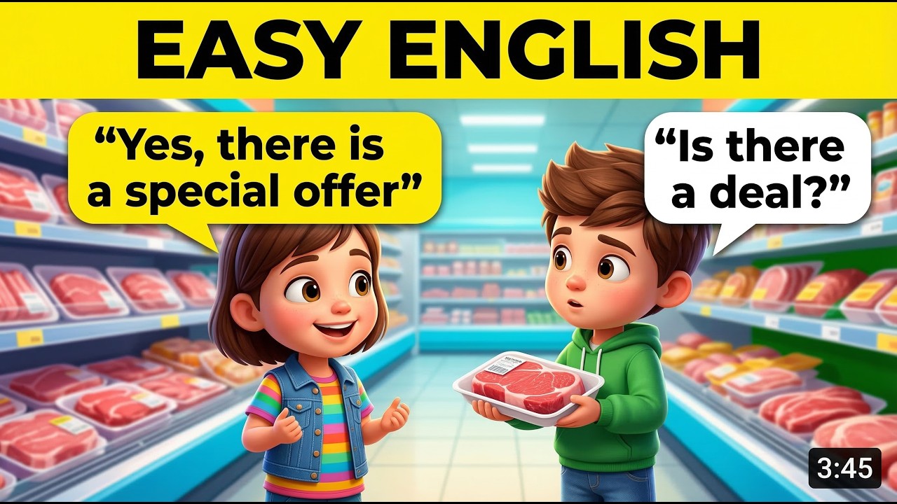 10 Easy English Conversations for Beginners | Real Life Dialogues (A1-A2)