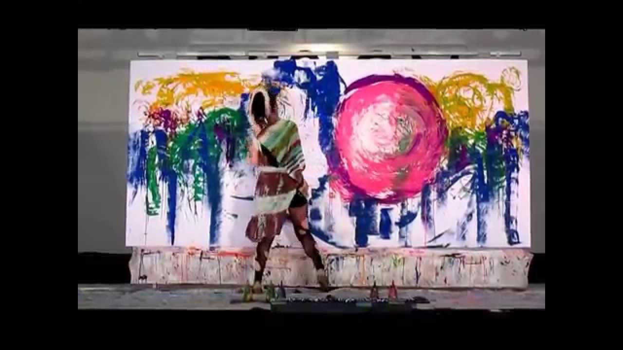 LivePaintShow  ColorhythmRisa カラリズム リサ デザインフェスタ@東京ビッグサイト