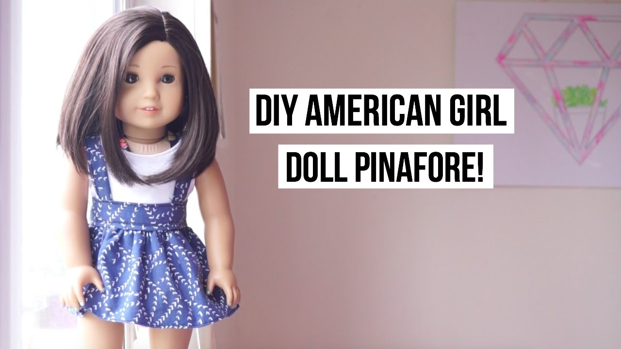 DIY American Girl Doll Pinafore! // Sewing Tutorial