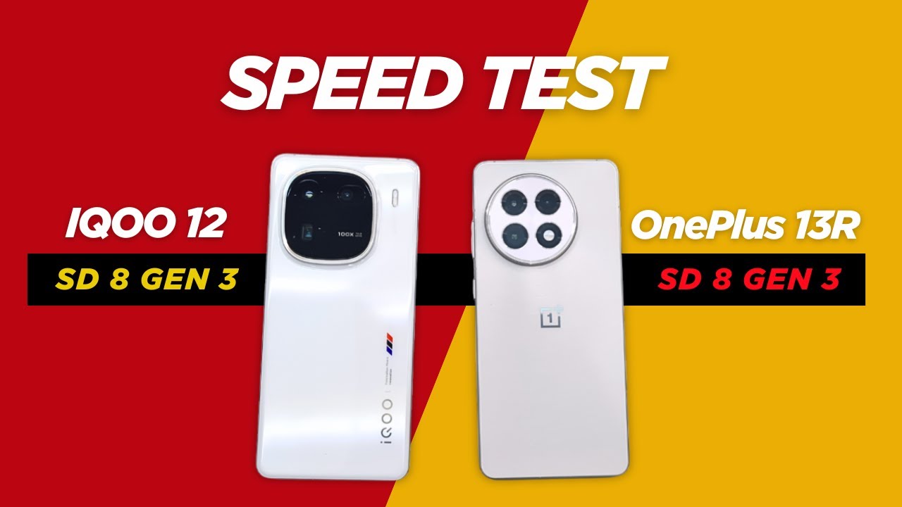 SHOCKING RESULT 😱 OnePlus 13R vs iQOO 12 5G | Speed Test🔥