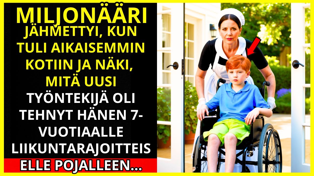 Miljonääri jähmettyi kuultuaan mitä palvelija teki hänen 7-vuotiaalle vammaiselle pojalleen