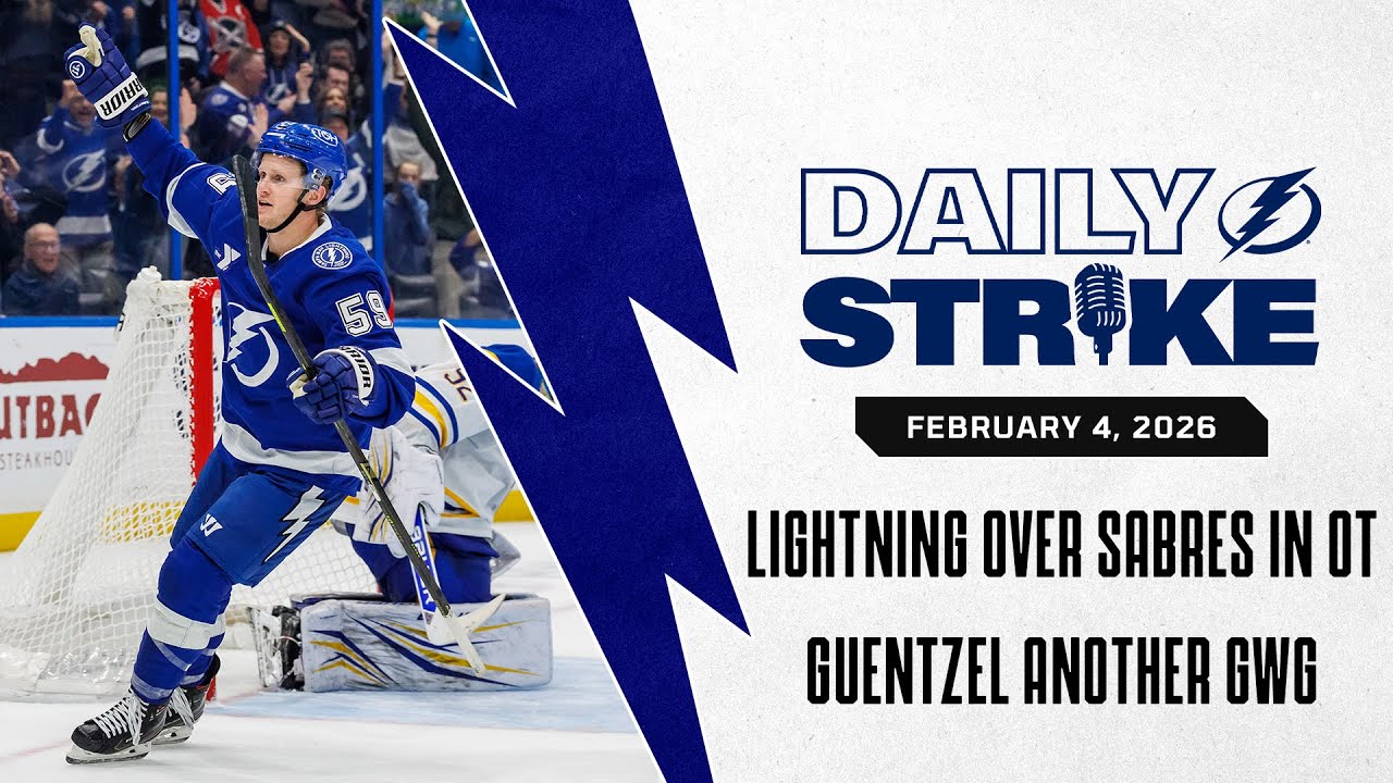 Lightning Come From Behind To Beat The Sabres 4-3