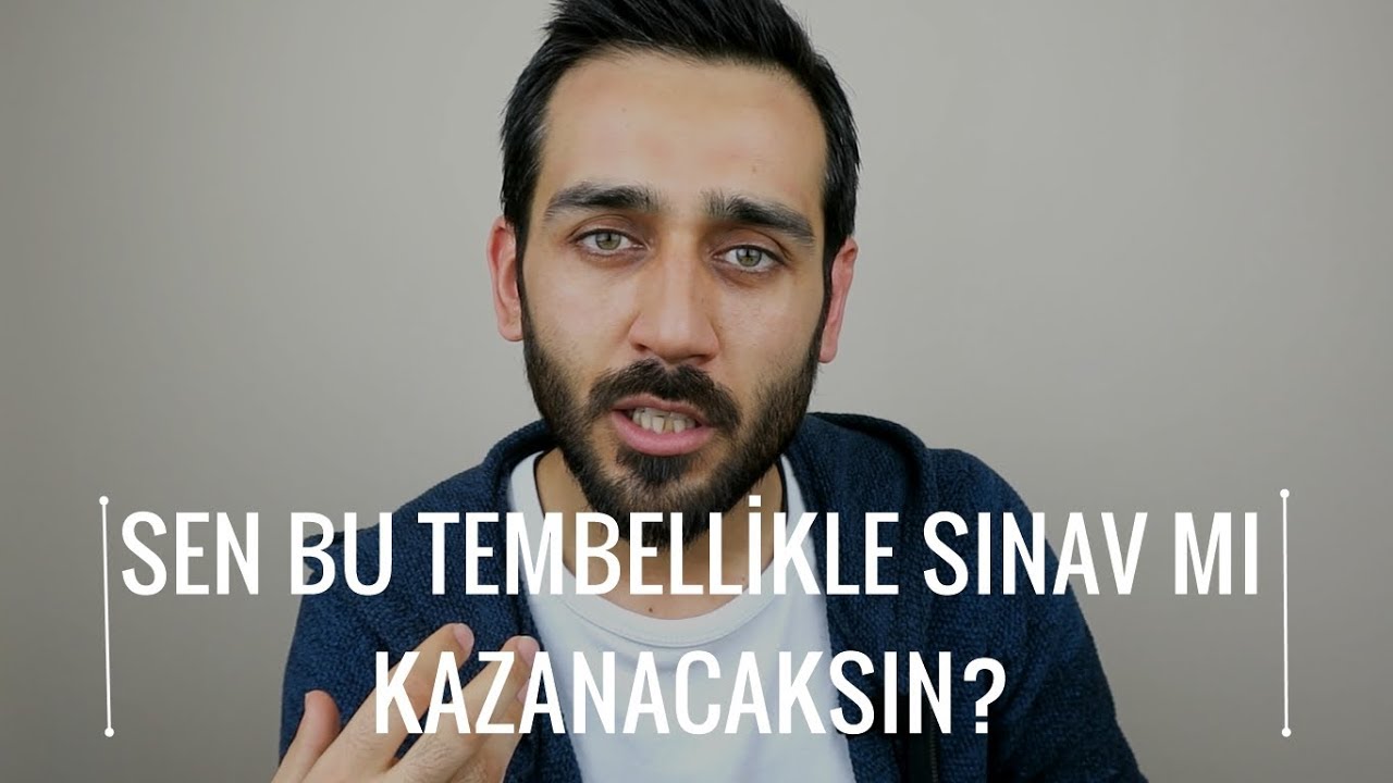 Sen Bu Tembellikle Sınav Mı Kazanacaksın? |2019Tayfa| #acımotivasyon