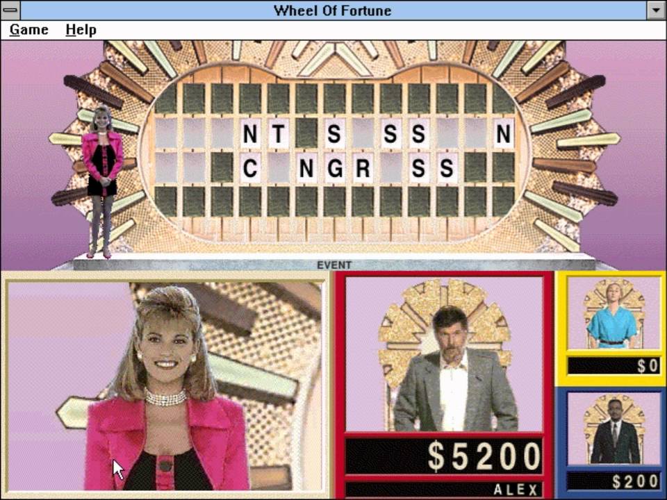 Wheel of Fortune (PC, 1994) Playthrough - NintendoComplete