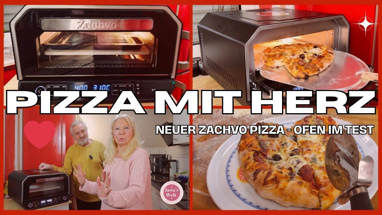 Pizza mit Herz aus dem neuen Zachvo Pizzaofen | Unser Praxistest 🍕