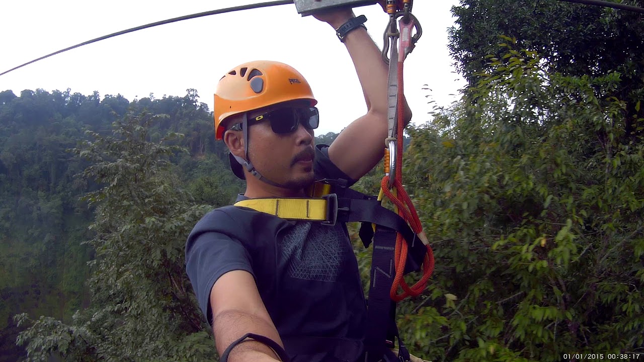 ZipLine TadFane Waterfall สุดยอดอีหลี 23/10/2017