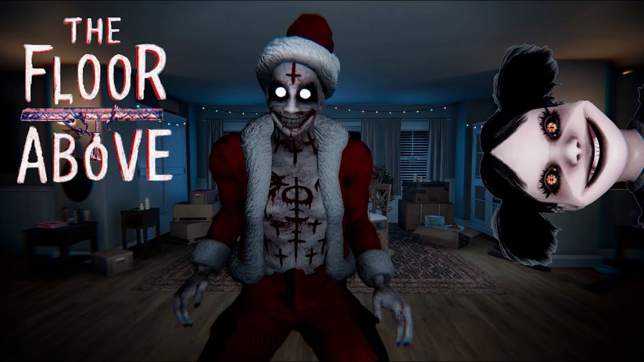 НОВОГОДНИЕ АНОМАЛИИ - THE FLOOR ABOVE #horror #games #gaming #прикол #memes