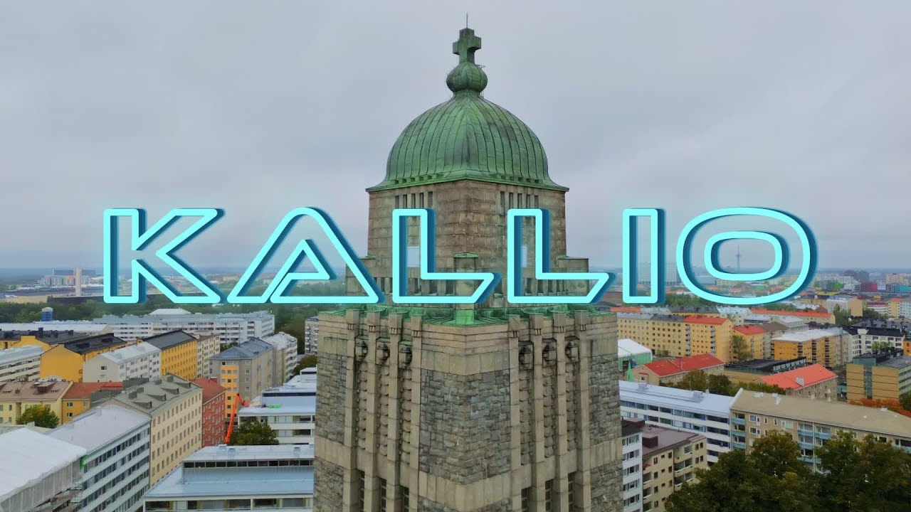Drone Flight in Kallio Helsinki Finland | Drone Video 4K | Dji Mini 3