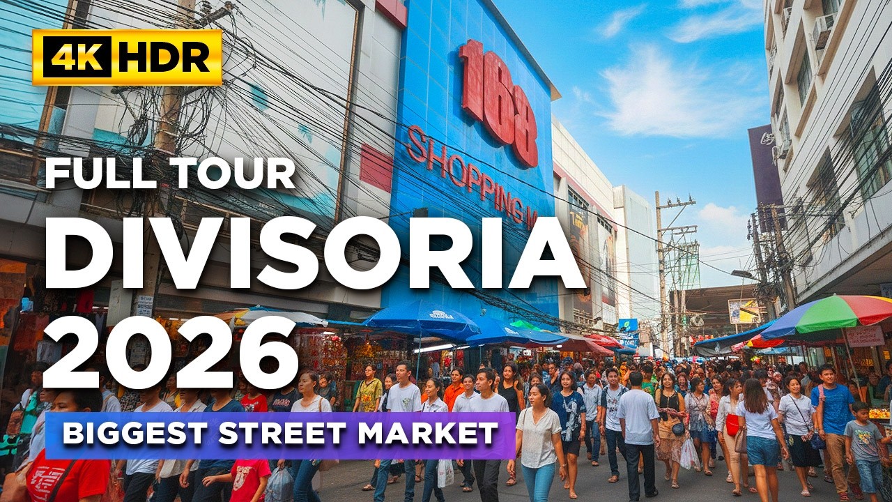 Philippines' BIGGEST Street Market! | Tour of DIVISORIA 2026 Bargain Shopping and 168 Mall Tour