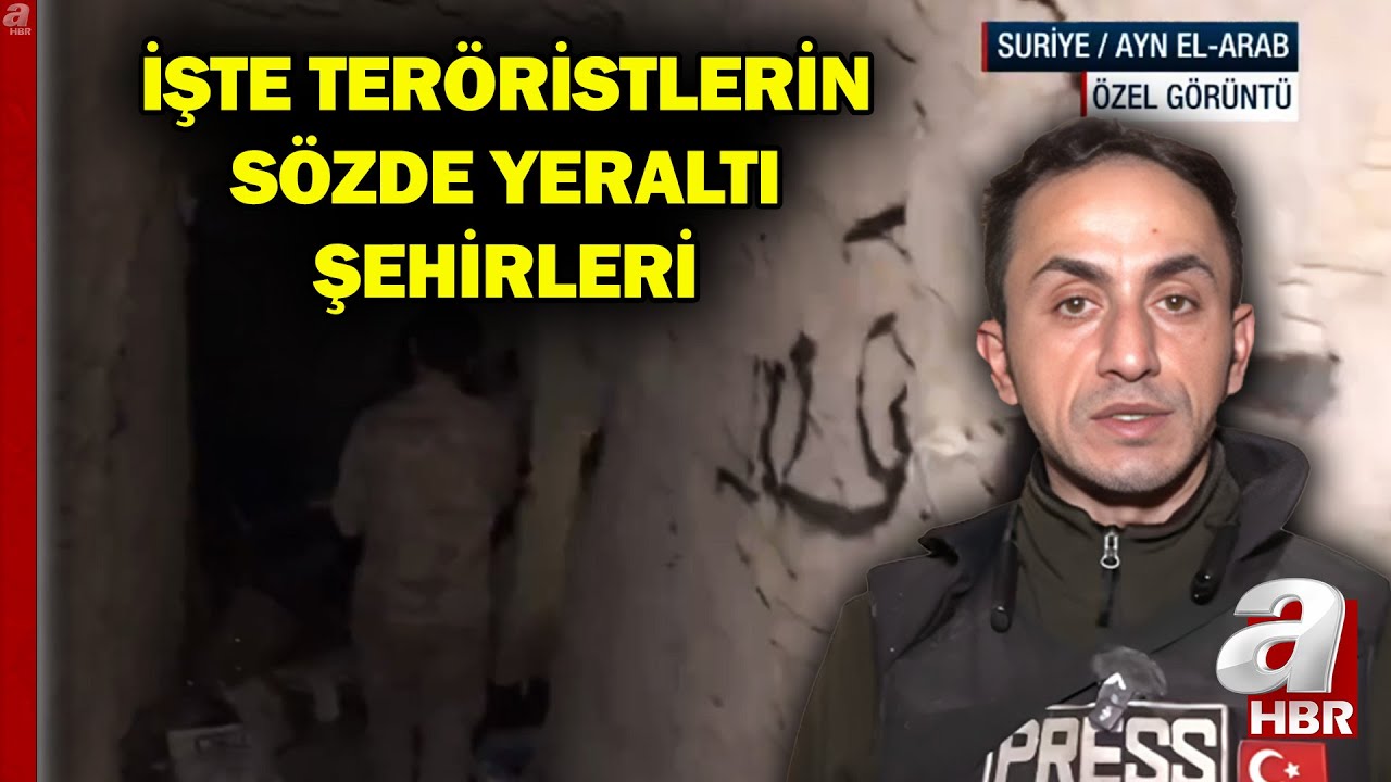 YPG'li Teröristlerin Dağın Altındaki Terör Yuvası! İşte Teröristlere Bomba Eğitimi Verildiği Yer...