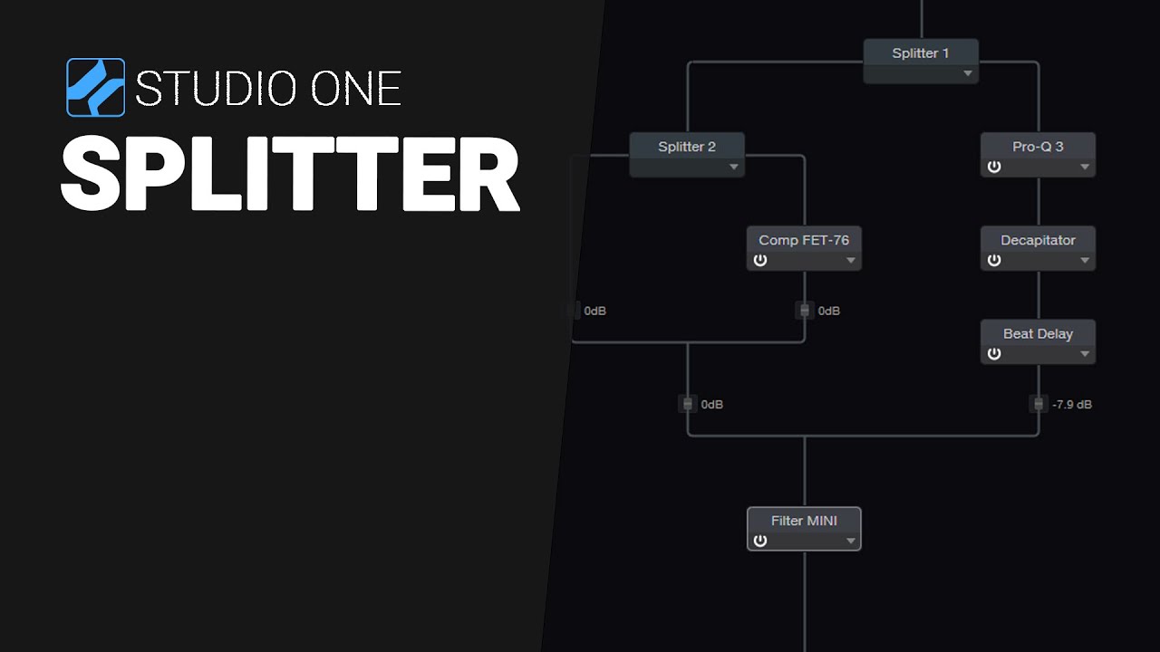 A guide to SPLITTER Studio One 6 - deep dive tutorial