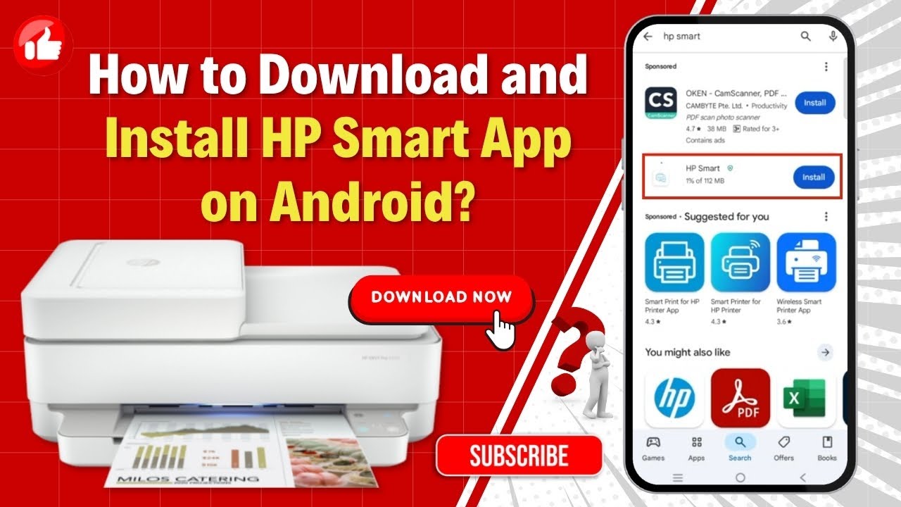 How to Download and Install HP Smart App on Android? | Printer Tales