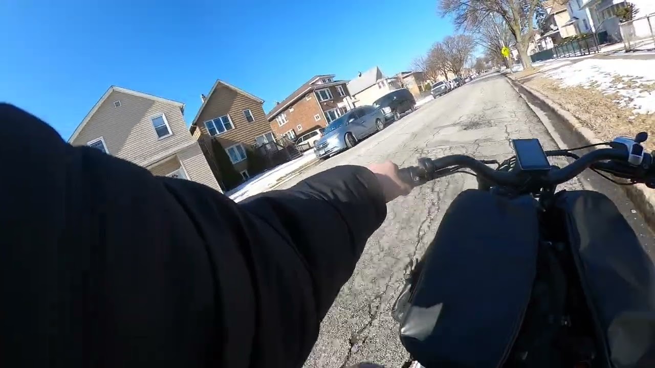POV E-Bike Ride to the Park with My Dog in a Backpack 🐕⚡