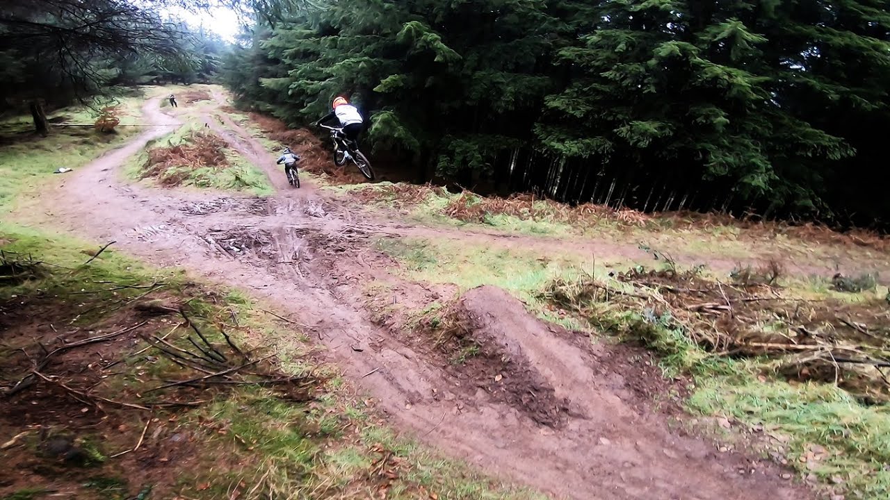 SENDING 20 FOOT ROAD GAP AT TRISCOMBE!