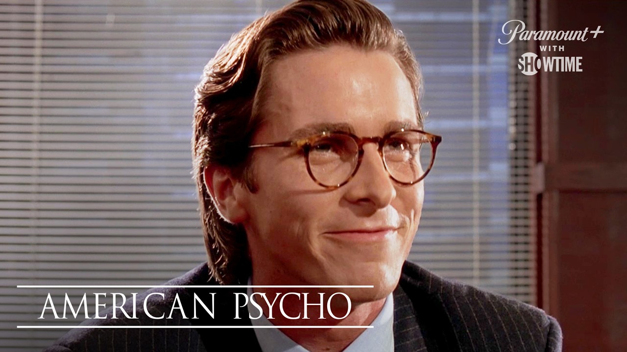 Patrick Bateman Show Off His New Business Card | American Psycho | Paramount+ with SHOWTIME