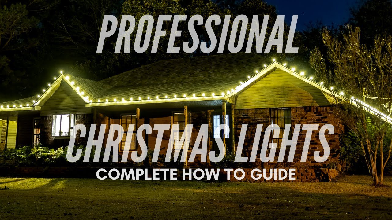 How to Install Christmas Lights on Your Roof Like a Pro