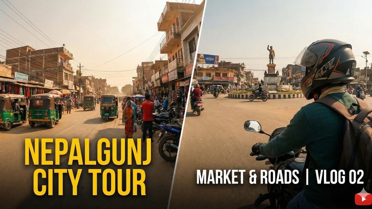 Nepalgunj City Tour: Market, Roads, and Bageshwori Temple