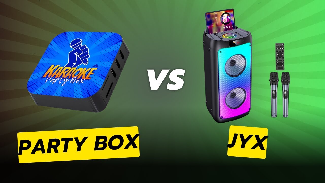 Karaokê com Microfone Sem Fio: JYX Partybox ou Party Box Azul? Qual É o Melhor?