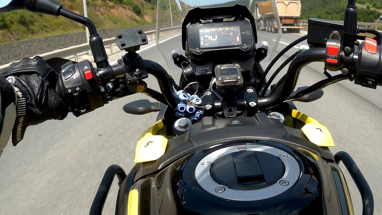 Suzuki V-Strom DL 250 Highway Riding and Top speed