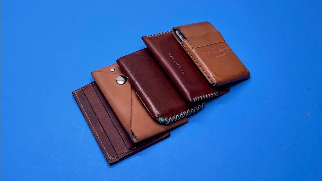 Top 5 Best Mens Leather Card Wallets! Part 3