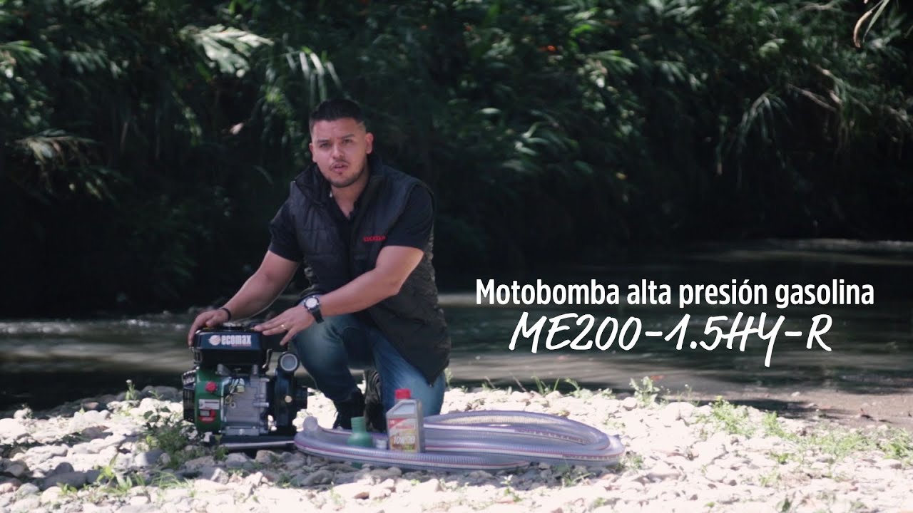Tutorial | ¿Cómo usar la MOTOBOMBA de alta presión GASOLINA ME2001.5 HY-R? | Ecomax