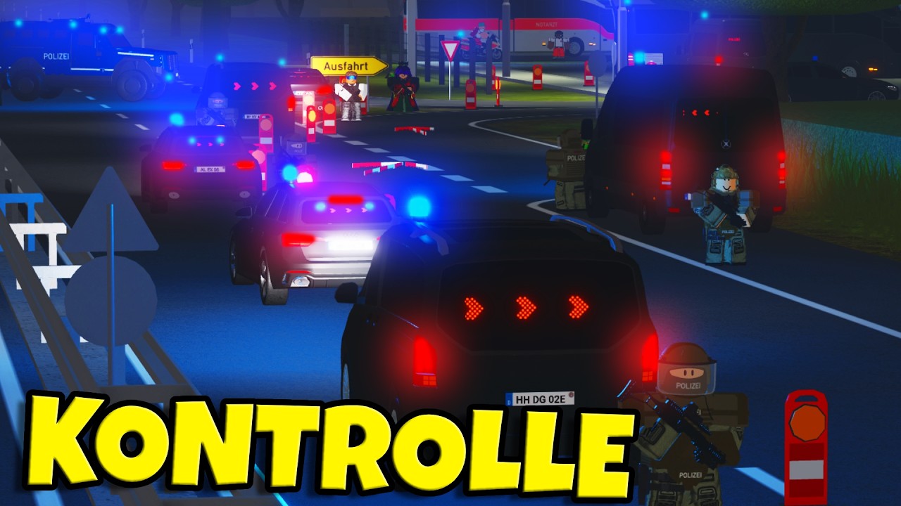 GRENZ-KONTROLLE vom GSG9 und SEK ESKALIERT WIEDER KOMPLETT| ROBLOX Deutsch Notruf Hamburg