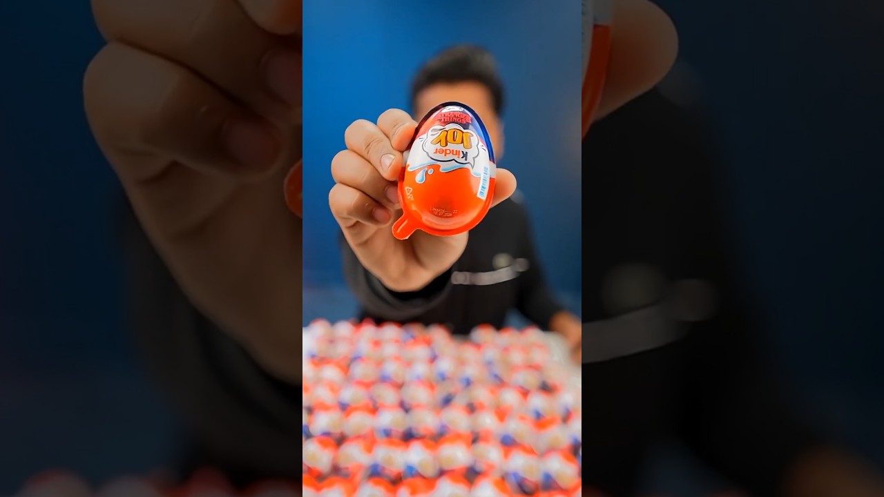 100 pcs Stranger Things Kinder Joy #shorts #viral