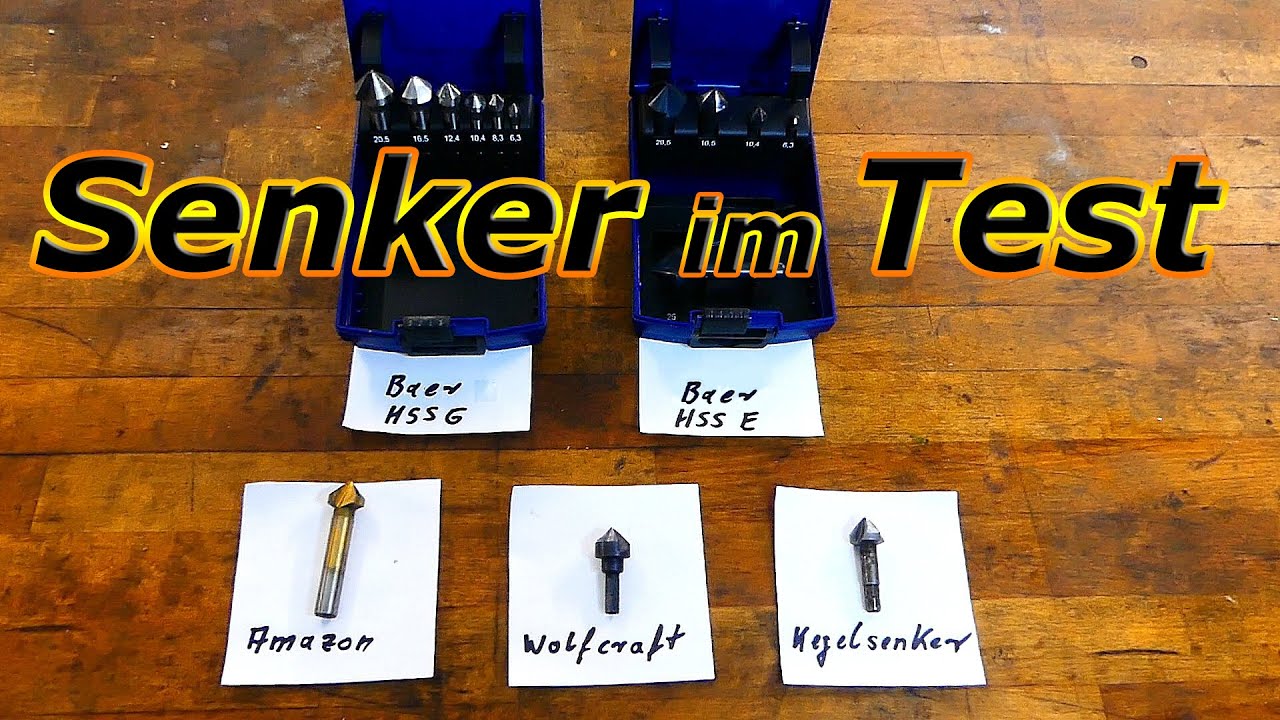 Bohrsenker im H&auml;rte-Test. Wer billig kauft....