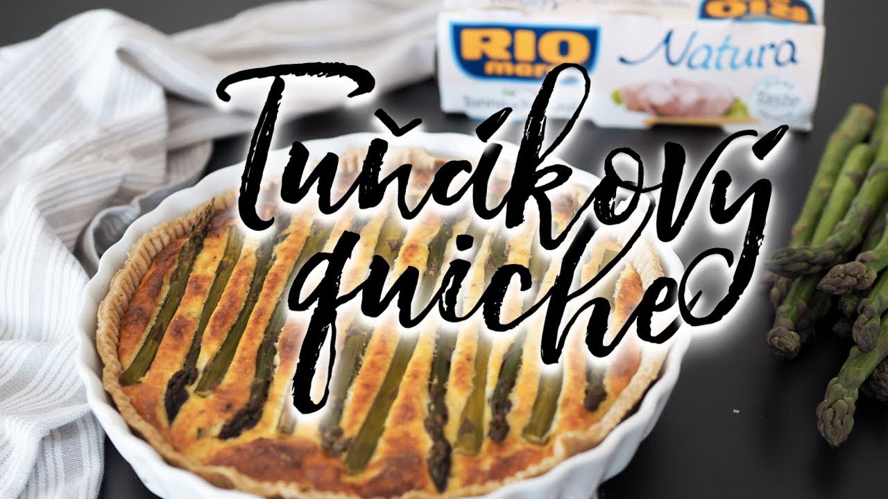 RECEPT | Tuňákový quiche s chřestem