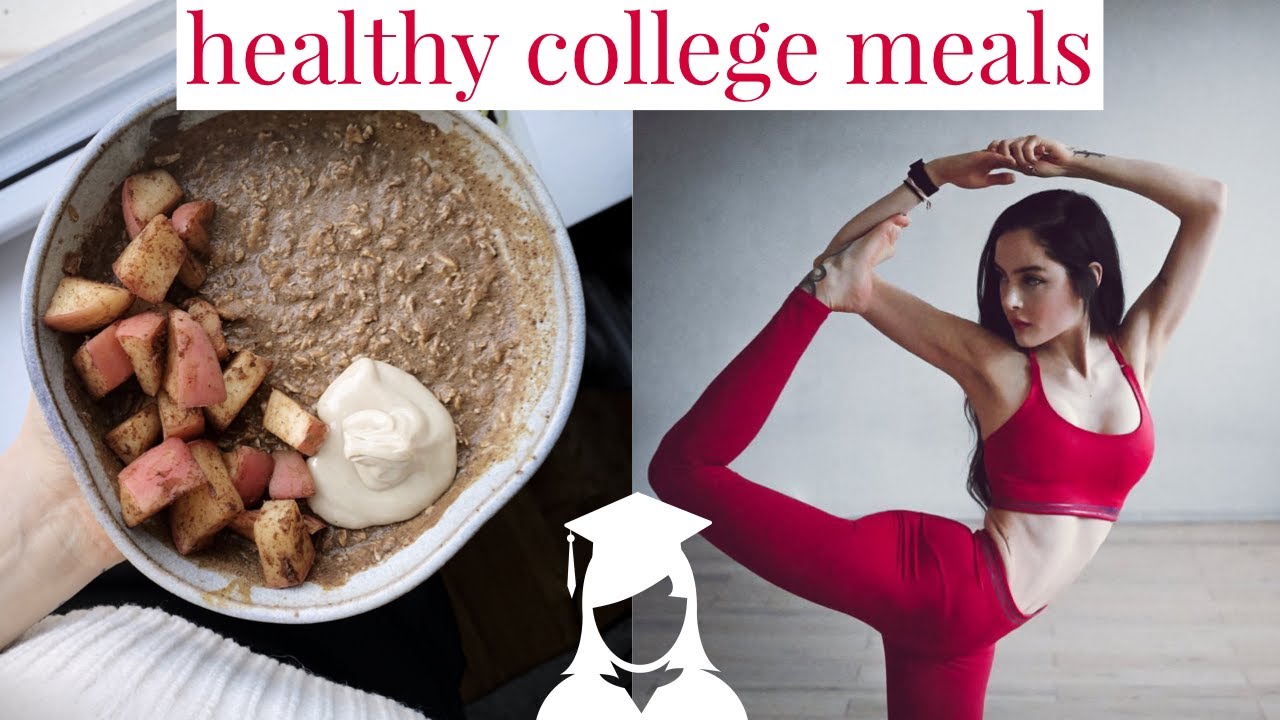 🌿🌹full day of easy vegan student meals!🌹🌿