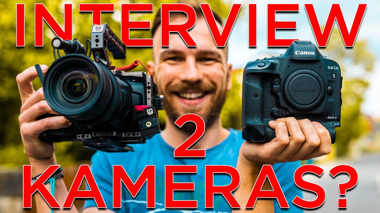 Wie filmt man ein INTERVIEW mit 2 KAMERAS? | Darauf solltest Du achten!🎥