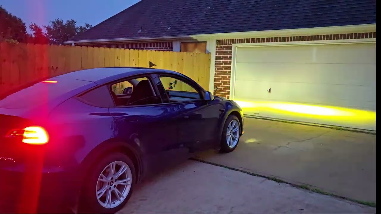 Tesla July Fourth light show 2025 God Bless the USA