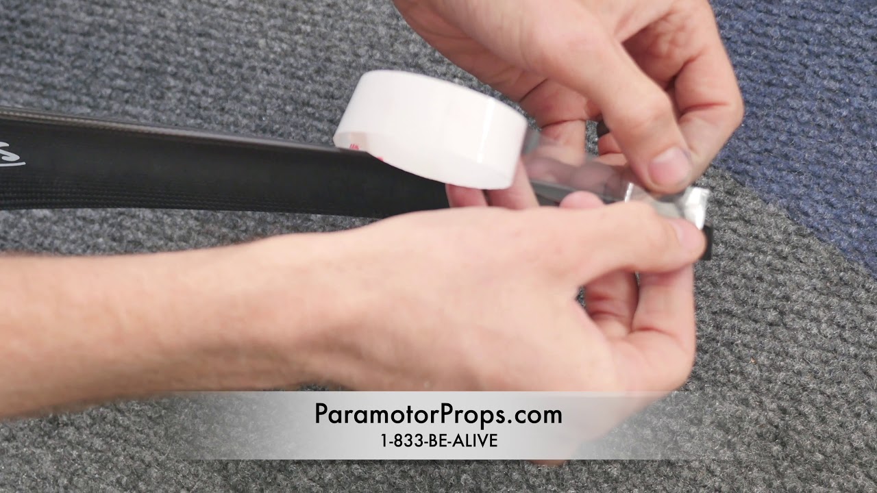 Installing Paramotor Propeller Tape