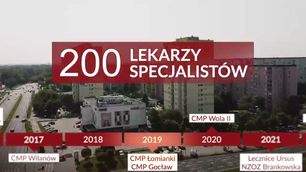 Zapraszamy po zdrowie od 20 lat - Centrum Medyczne CMP