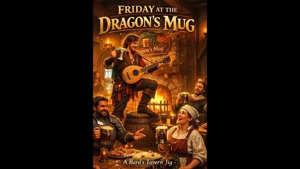 FRIDAY AT THE DRAGON’S MUG #orginalsong #music #song #modernrock  #folkrock  #theatrical #bard
